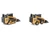 CAT Caterpillar 272D2 Skid Steer Loader Yellow and CAT Caterpillar 297D2 Compact Track Loader Yellow Set of 2 pieces 1/64 Diecast Models Diecast Masters 84647CS