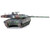 Leopard 2A6 Main Battle Tank Green Camouflage Ukrainian Army Armor Premium Series 1/72 Diecast Model Panzerkampf 12173PD