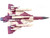 Dassault Mirage 2000D Fighter Aircraft 133 Couteau Delta Nancy Ochey AB French Air Force Wing Series 1/72 Diecast Model Panzerkampf 14625PH