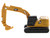 CAT Caterpillar 320 Hydraulic Excavator Yellow Micro Constructor Series Diecast Model Diecast Masters 85977DB