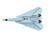 Grumman F 14 Tomcat Fighter Aircraft VF 31 Tomcatters United States Navy 1/160 Diecast Model Airplane Postage Stamp PS5383-5