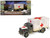 Opel Blitz Kfz 305 Ambulance Gray and White Weathered German Army Armoured Fighting Vehicle Series 1/32 Diecast Model Forces of Valor FOV-801101A