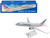 Boeing 777 800 Commercial Aircraft American Airlines N803NN Gray with Blue and Red Tail Snap Fit 1/130 Plastic Model Skymarks SKR759