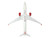 Airbus A330 900 Commercial Aircraft Virgin Atlantic G VJAZ Gray with Red Tail Snap Fit 1/200 Plastic Model Skymarks SKR1130