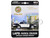 Ford Crown Victoria Police Cruiser Black and White Los Angeles Police Department with Police Sign Diecast Model Daron RT8315