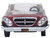1961 Chrysler 300 Convertible Closed Top Cinnamon Brown Metallic with White Top 1/87 (HO) Scale Diecast Model Car Oxford Diecast 87CC61004