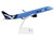 Embraer E195 Commercial Aircraft Breeze Airways N190BZ Blue Snap Fit 1/100 Plastic Model Skymarks SKR1106