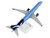 Embraer E195 Commercial Aircraft Breeze Airways N190BZ Blue Snap Fit 1/100 Plastic Model Skymarks SKR1106