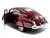 1948 Chevrolet Aerosedan Fleetline Dark Red Metallic 1/24 Diecast Model Car Motormax 73266