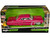 1964 Chevrolet Impala SS Lowrider Pink with Graphics and White Interior Lowriders Maisto Design Series 1/26 Diecast Model Car Maisto 32547PK