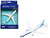 Boeing 777X Commercial Aircraft Corporate Livery White and Blue RT7476