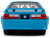 1989 Ford Mustang GT Blue with Black Hood Stripes Fast & Furious Series 1/24 Diecast Model Car Jada 34922