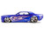 1965 Ford Mustang #5 L John s Racing Candy Blue with Flame Graphics Bigtime Muscle Series 1/24 Diecast Model Car Jada 30527