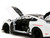 2020 Ford Mustang Shelby GT500 #65 White with Black Top and Stripes Ford Performance Bigtime Muscle Series 1/24 Diecast Model Car Jada 35216