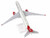 Airbus A350 1000 Commercial Aircraft Virgin Atlantic Airways G VXWB Gray with Red Tail Snap Fit 1/200 Plastic Model Skymarks SKR1012