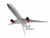 Airbus A350 1000 Commercial Aircraft Virgin Atlantic Airways G VXWB Gray with Red Tail Snap Fit 1/200 Plastic Model Skymarks SKR1012