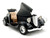 1934 Ford Coupe Convertible Black 1/24 Diecast Model Car Motormax 73218