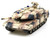 Leopard 2 A7+ Main Battle Tank Desert Camouflage German Army Armor Premium Series 1/72 Diecast Model Panzerkampf 12203PA
