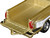 1992 GMC Sierra GT Pickup Truck Gold Metallic with White Sides American Classics Series 1/24 Diecast Model Car Motormax 73204GLD