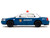 Rick Grimes Ford Crown Victoria Sheriff Blue and White The Walking Dead 2010 2022 TV Series Hollywood Rides Series 1/32 Diecast Model Car Jada 35728