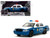 Rick Grimes Ford Crown Victoria Sheriff Blue and White The Walking Dead 2010 2022 TV Series Hollywood Rides Series 1/32 Diecast Model Car Jada 35728