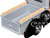 1942 47 Ford Jailbar Pickup Truck Gray and Black Timeless Legends Series 1/24 Diecast Model Car Motormax 79388GRY