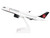 Airbus A220 300 Commercial Aircraft Air Canada C GROV White with Black Tail Snap Fit 1/100 Plastic Model Skymarks SKR1045