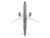Airbus A220 300 Commercial Aircraft Trans Canada Air Lines Air Canada C GNBN Gray with Red Stripes Snap Fit 1/100 Plastic Model Skymarks SKR1083