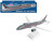 Airbus A220 300 Commercial Aircraft Trans Canada Air Lines Air Canada C GNBN Gray with Red Stripes Snap Fit 1/100 Plastic Model Skymarks SKR1083