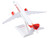 Airbus A320neo Commercial Aircraft Avianca N943AV White with Red Tail 1/150 Plastic Model Skymarks SKR1147