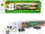 Semi Truck Trailer John Deere White Green Stripes Replica Play 1/64 Diecast Model ERTL TOMY 45876