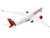 Airbus A350 900 Commercial Aircraft Air India VT JRH White with Tail Graphics 1/400 Diecast Model Airplane GeminiJets GJ2254