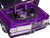 1959 Chevrolet Impala Lowrider Candy Purple with Wire Wheels Street Low Series 1/24 Diecast Model Car Jada 35591