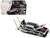 Skyline C210 Bosozoku Style RHD Right Hand Drive #210 Matt Black and Silver 1/64 Diecast Model Car Pop Race PR640073