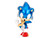 2012 Subaru Impreza WRX STI Blue Metallic with Graphics and Sonic The Hedgehog Diecast Figure Sonic The Hedgehog Hollywood Rides Series 1/24 Diecast Model Car Jada 35871