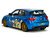 2012 Subaru Impreza WRX STI Blue Metallic with Graphics and Sonic The Hedgehog Diecast Figure Sonic The Hedgehog Hollywood Rides Series 1/24 Diecast Model Car Jada 35871