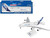 Airbus A380 800 Commercial Aircraft Airbus F WWDD White with Dark Blue Tail Snap Fit 1/200 Plastic Model Skymarks SKR380