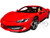 Ferrari 296 GTB Red Race Play Series 1/18 Diecast Model Car Bburago 16018RD