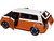 2023 Volkswagen ID Buzz Van Orange and White Special Edition Series 1/24 Diecast Model Car Maisto 32914OR