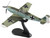 Messerschmitt BF 109E 4 Fighter Aircraft Franz von Werra II JG 3 1940 German Luftwaffe Air Power Series 1/48 Diecast Model Hobby Master HA8722