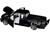 2001 Ford F 150 XLT Flareside Supercab Pickup Truck Matt Black with White Interior Maxx Design American Classics Series 1/24 Diecast Model Car Motormax 73284MX-MBK