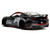 2024 Ford Mustang Dark Horse Black with White Top and Mustang Horse Graphics Bigtime Muscle Series 1/24 Diecast Model Car Jada 35418