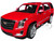 2017 Cadillac Escalade with Sunroof Red Metallic 1/24-1/27 Diecast Model Car Welly 24084R