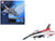 General Dynamics X 62A VISTA Aircraft with Missiles 86 0048 USAF Test Pilot School Edwards Air Force Base 2024 United States Air Force Air Power Series 1/72 Diecast Model Hobby Master HA38042B