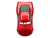 Cruising Lightning McQueen Red Metallic with Extra Wheels Disney & Pixar Cars Movie Hollywood Rides Series Diecast Model Car Jada 98033