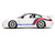 Porsche 911 GT3 996 White with Red and Blue Stripes Hyper Spec Series 1/24 Diecast Model Car Jada 35491