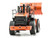 Model Kit Wheel Loader Orange and Black Challenging Difficulty Steel Model Metal Earth MMS183