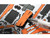Model Kit Excavator Orange and Black Challenging Difficulty Steel Model Metal Earth MMS185