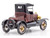 Model Kit 1925 Ford Model T Runabout Dark Red and Black Moderate Difficulty Steel Model Metal Earth MMS207