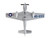 North American TF 51D Mustang Fighter Aircraft #655 Toulouse Nuts West Virginia Air National Guard United States  Air Force 1/100 Diecast Model Airplane Postage Stamp PS5342-9